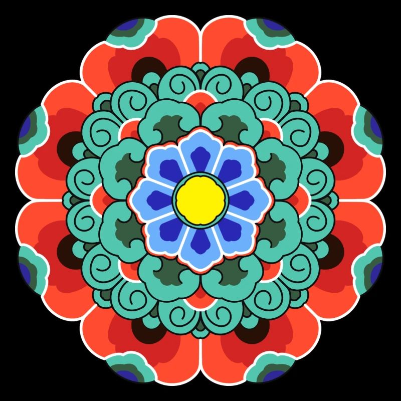 Dancheong 단청 - single