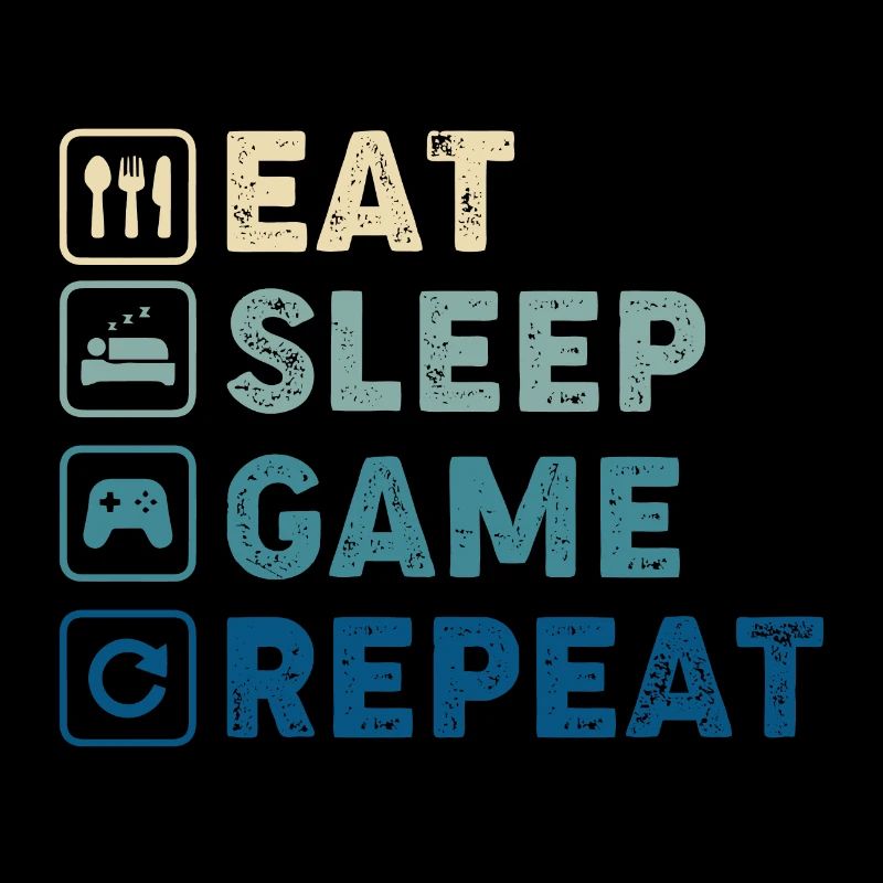 MANGEZ LE JEU DE SOMMEIL RÉPÉTER