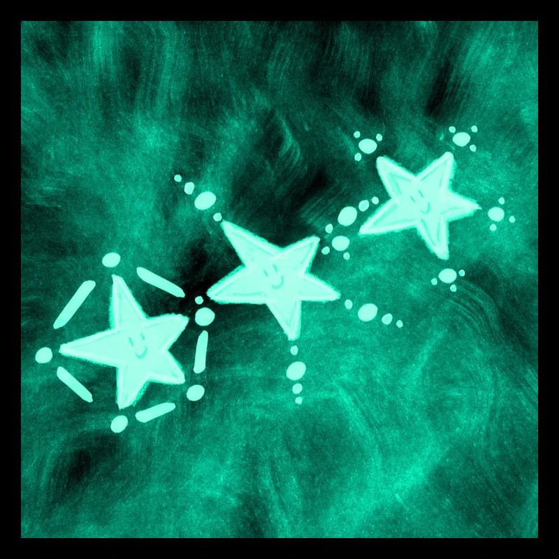 THREE BLUE STARS