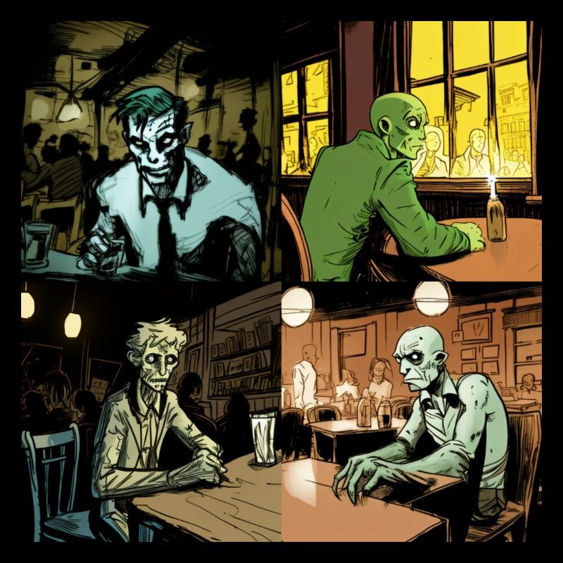 Guy dans un bar regardant la personne cible