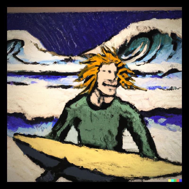Van Gogh Surfer Meer