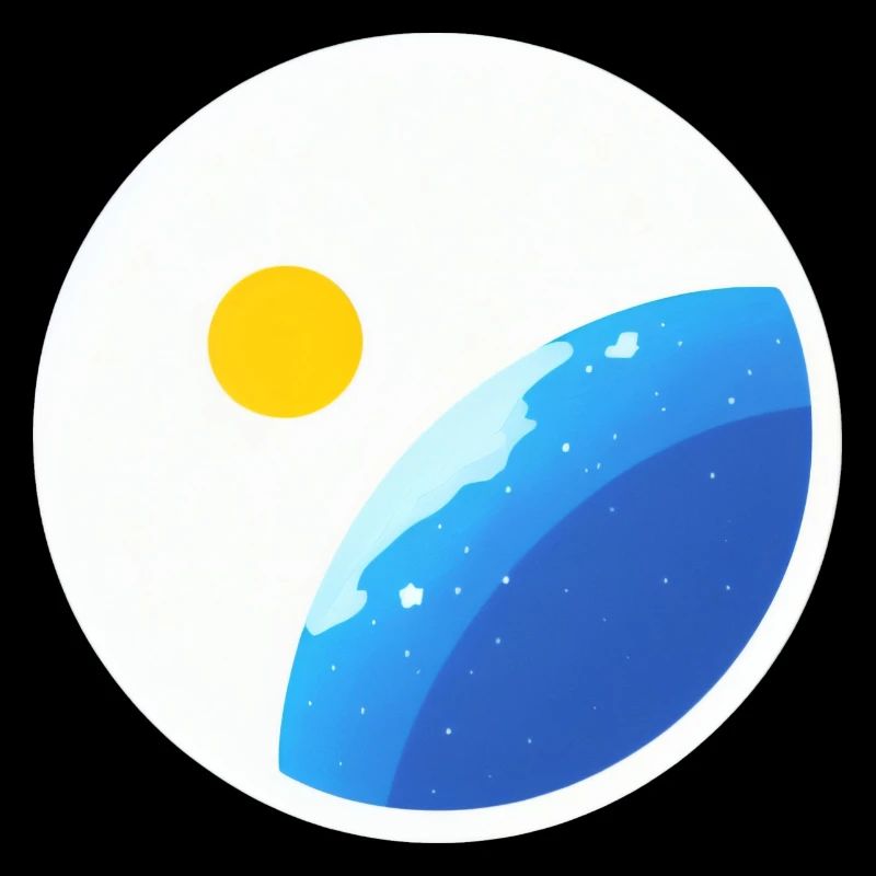 Mignon représentation de bande dessinée de la planète Terre 5