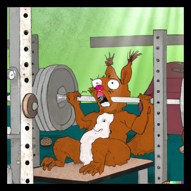 SQRRLD - Squirrel's Bench Press Accident