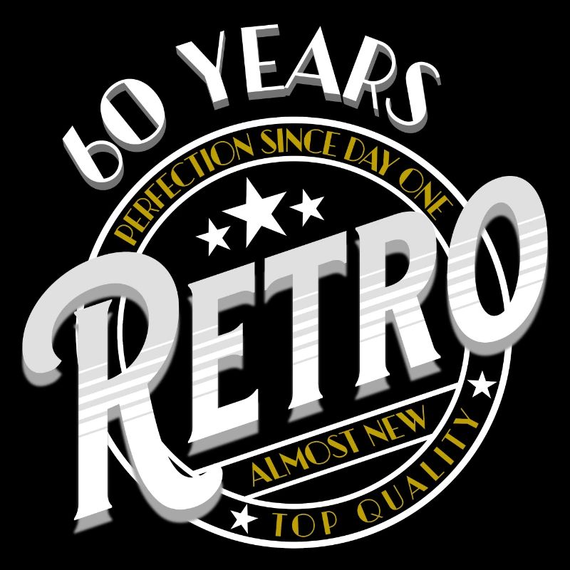 60 ans rétro anniversaire