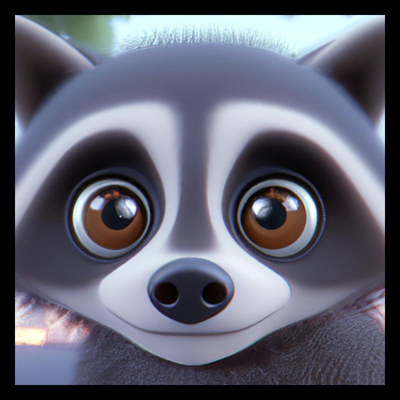 Cute raccoon