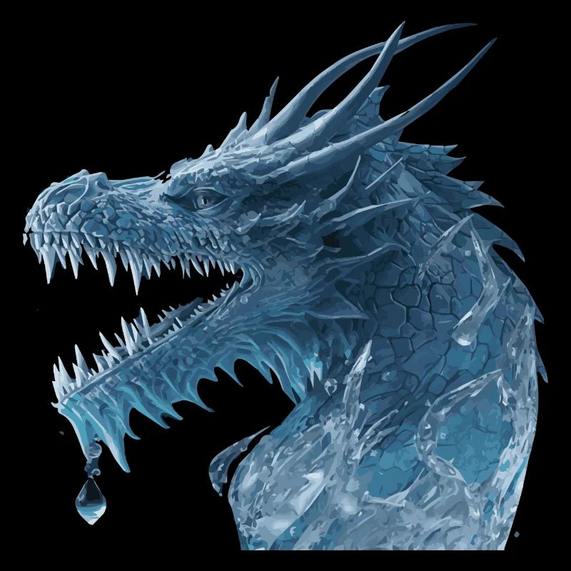 Dragon bleu