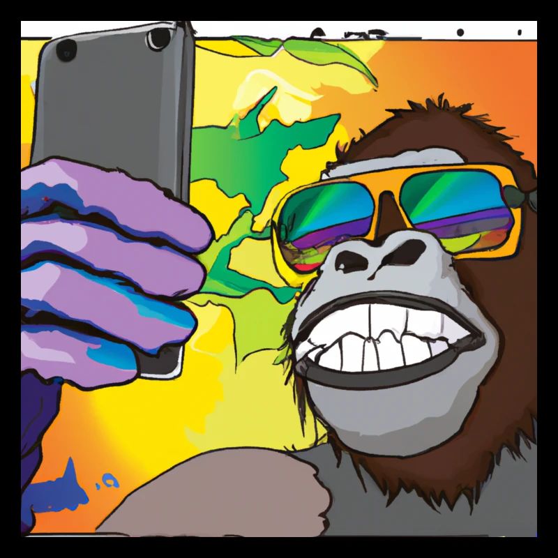 Gorilla makes Selfie V1 gift