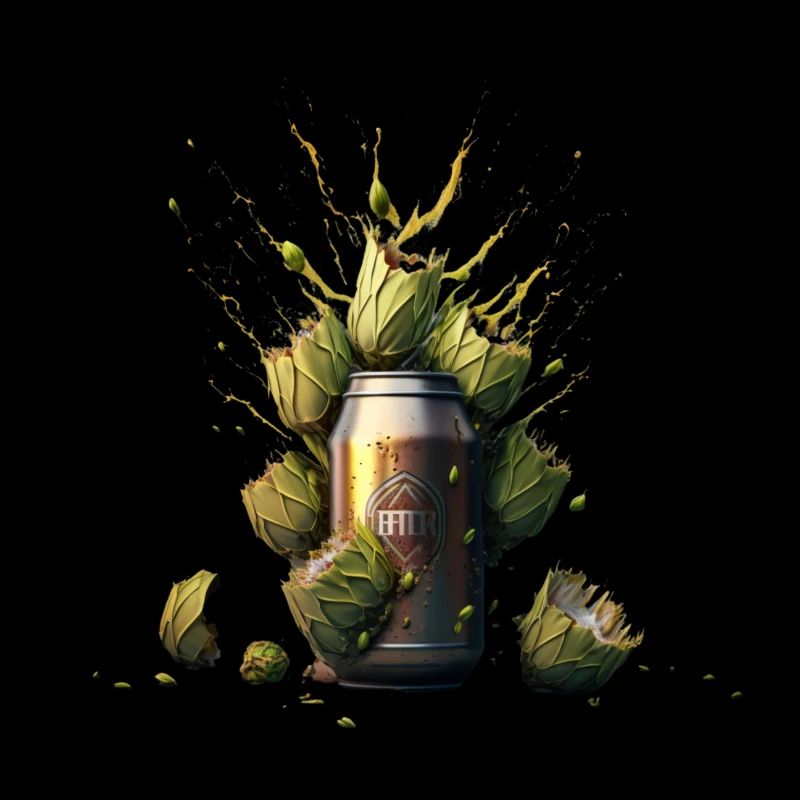 Craft Beer - Hops Explosion in the Beer Can