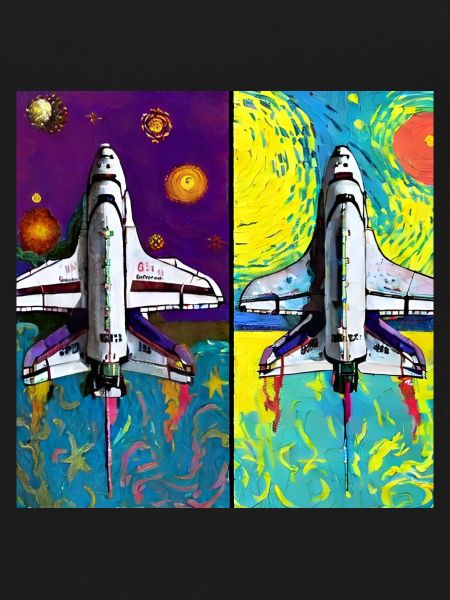 Space Shuttle Van Gogh