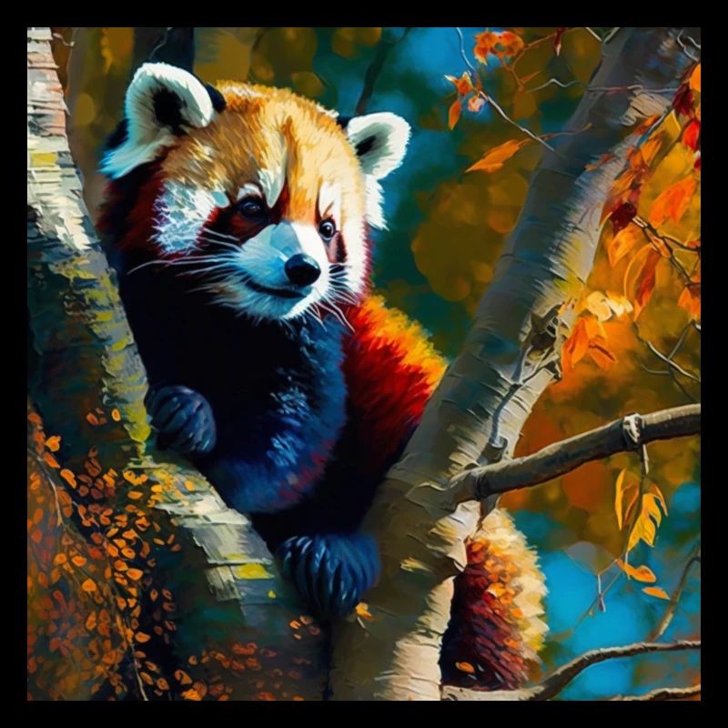Cachette du panda rouge