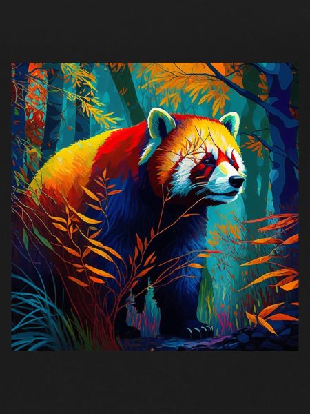 Panda roux mignon