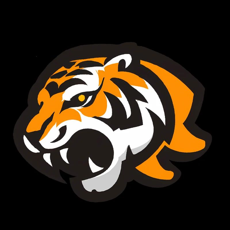 Brüllender Tiger