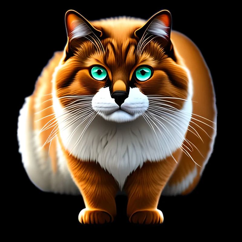 Furry Cat With Deep Eyes