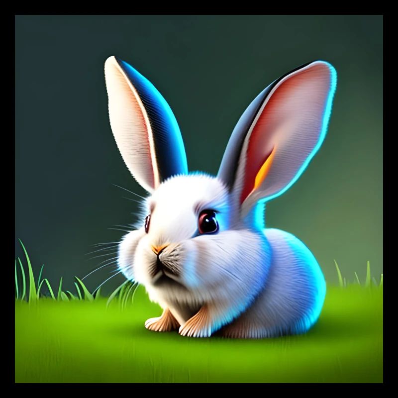 Rabbit with Big Ears