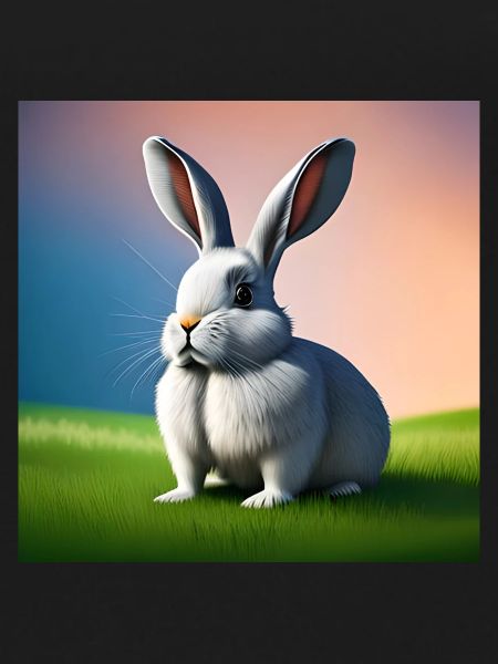 Rabbit in Sunset