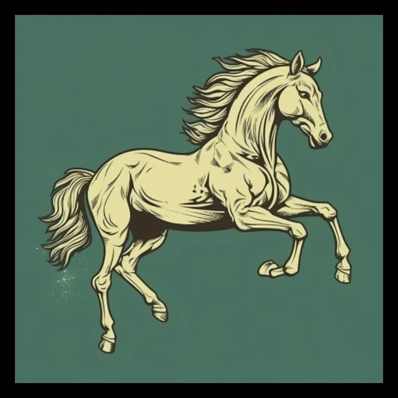 Retro Pferd