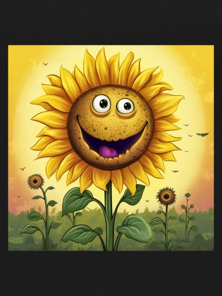 Sonnenblume Cartoon
