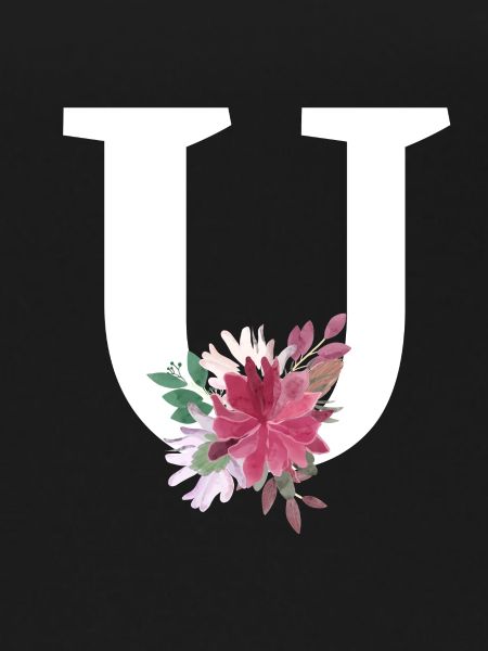 Floral letter