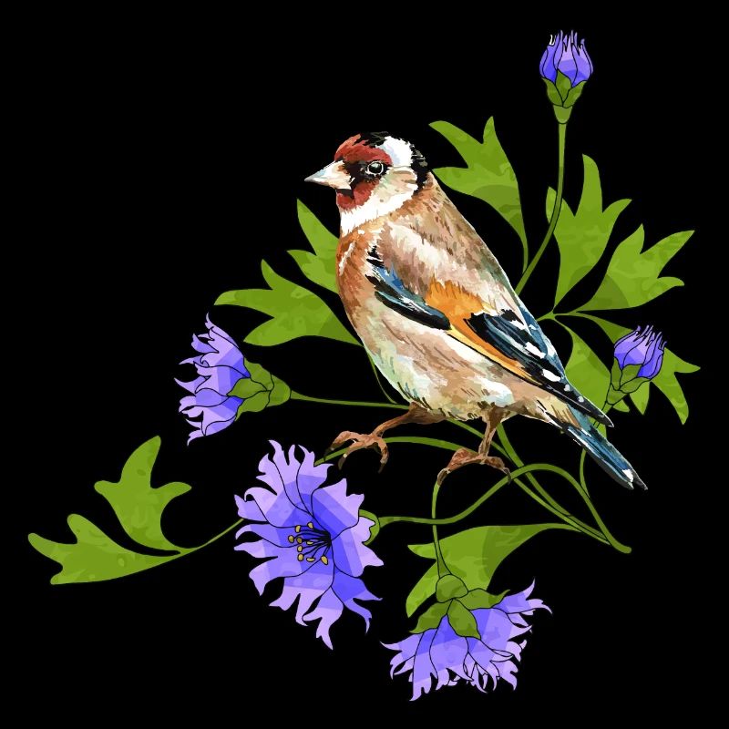Bunter Vogel