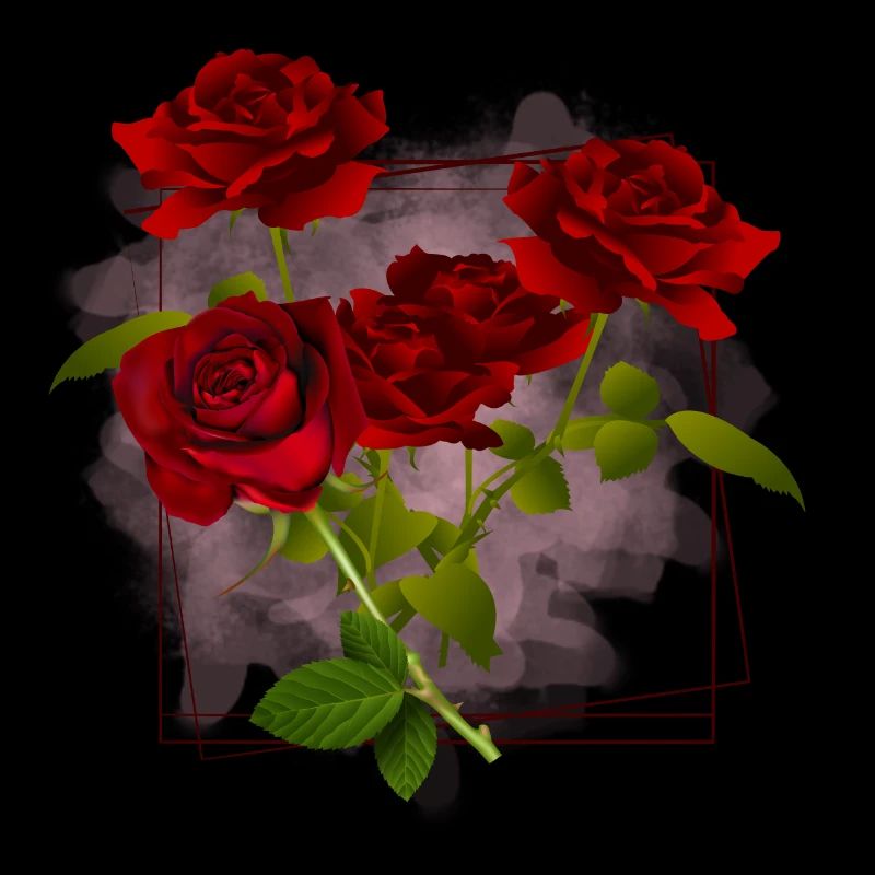Fleurs cadre