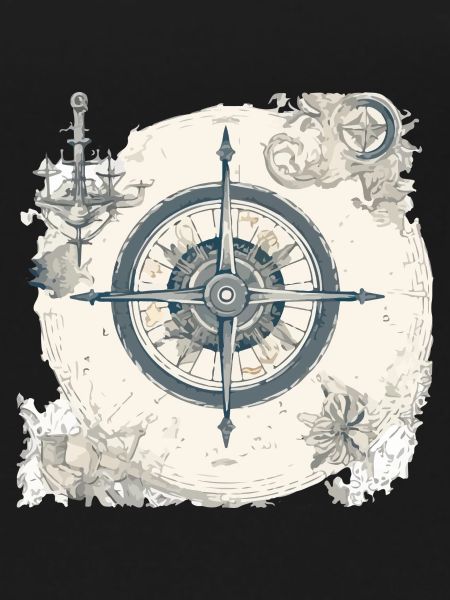 Old nautical chart