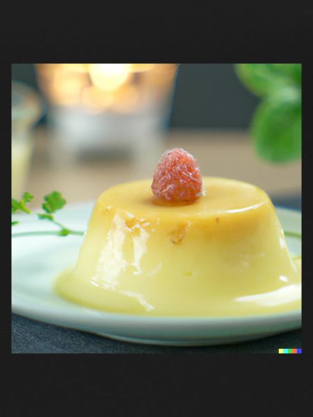 Custard in pudding