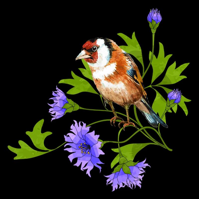 Bunter Vogel