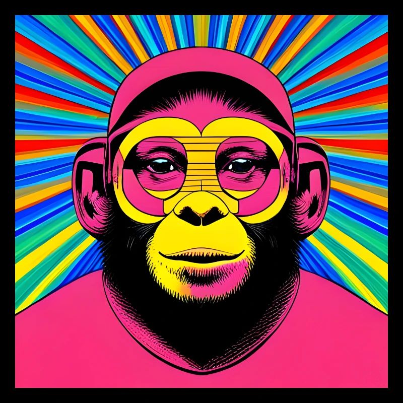 Singe rose