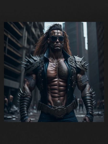 Future Cyberpunkt Warrior