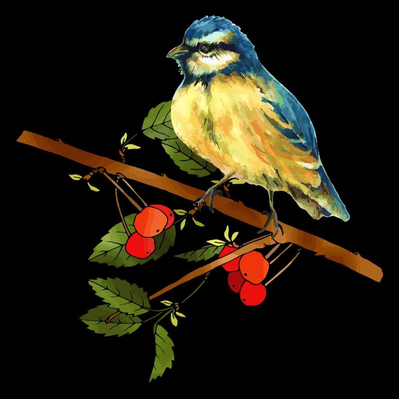 Bunter Vogel