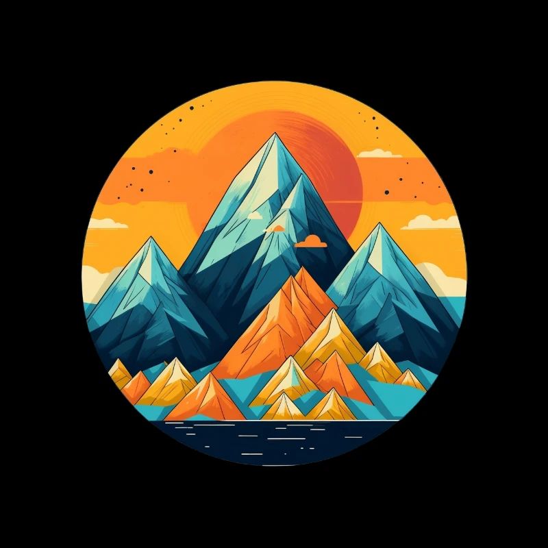 Montagnes colorées