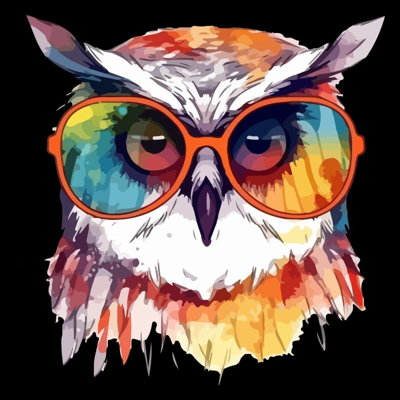 Chouchou la chouette à lunettes