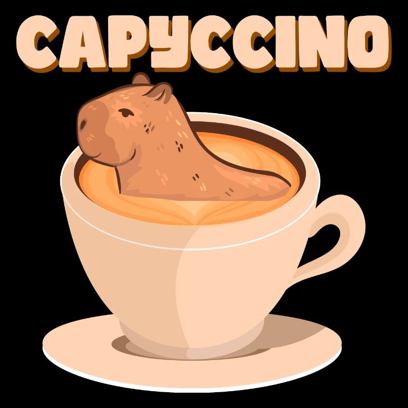 Capyccino Capybara Rodent Mammal