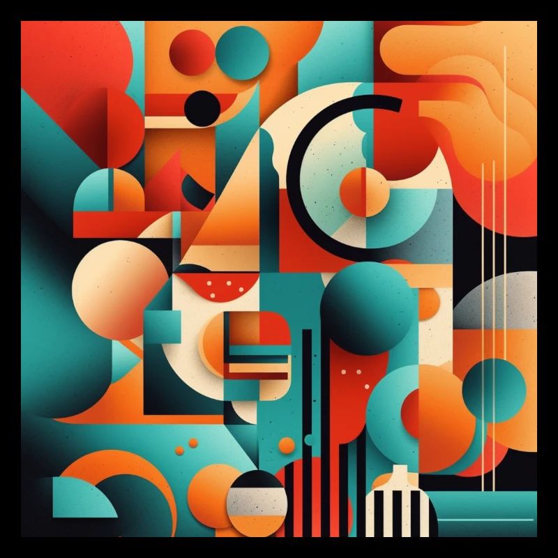 Abstrakte Kunstform