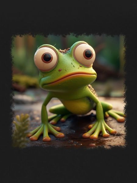 Cute frog