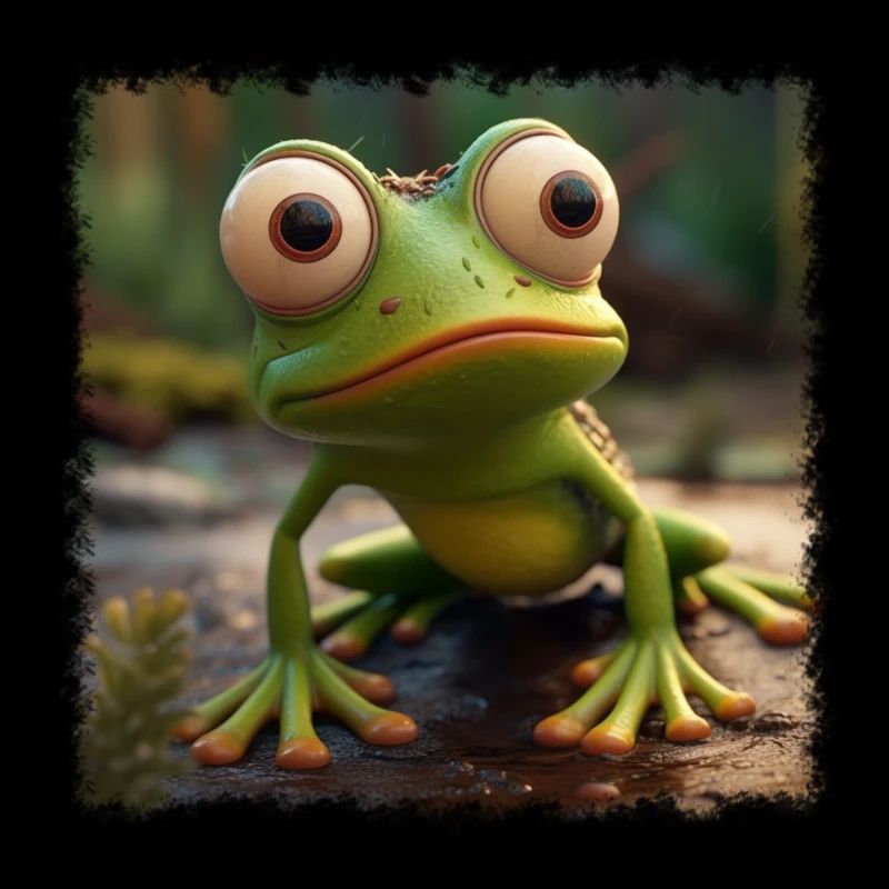 Cute frog