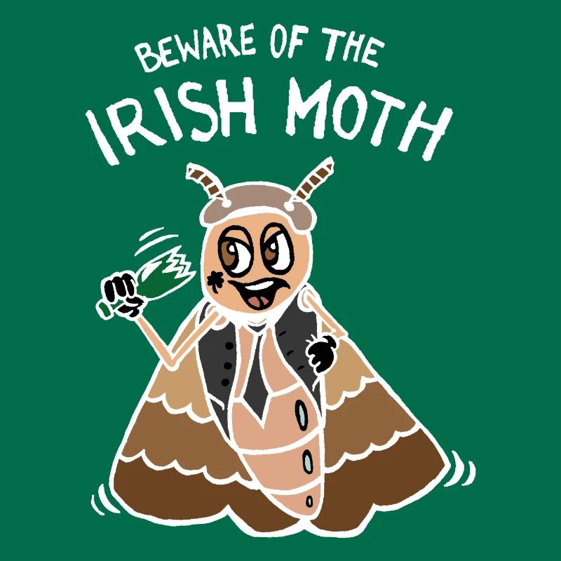 Méfiez-vous de l’Irish Moth / Mob (Blanc)