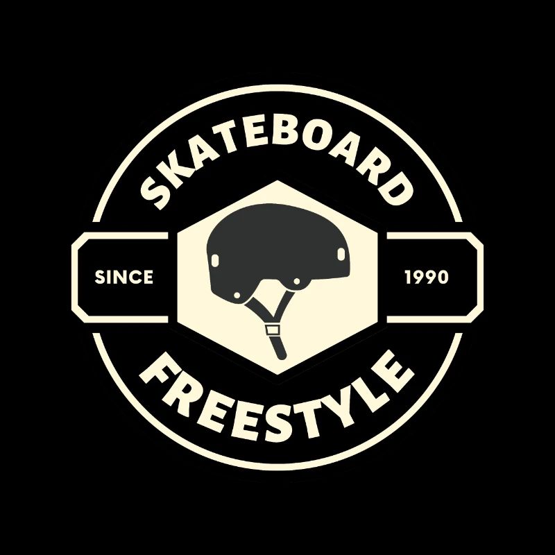 SKATEBOARD FREESTYLE X CASQUE NOIR
