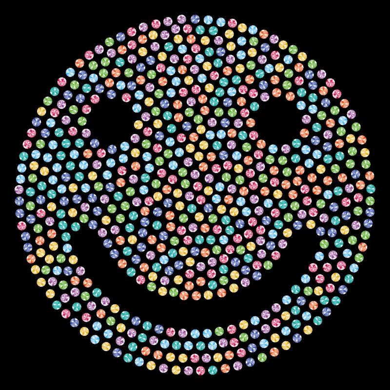 Emoji lachen bunt