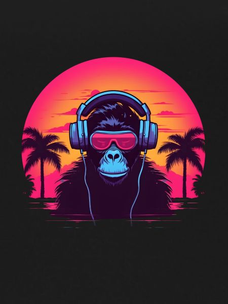 Synthwave DJ Ape