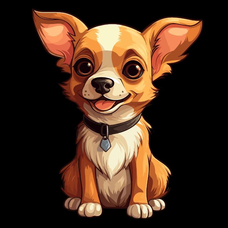 Niedlicher hellbrauner Chihuahua