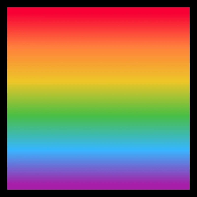 Rainbow flag gradient