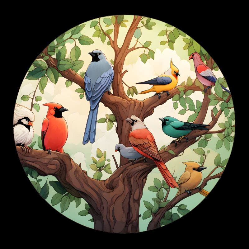 Bunte Vögel