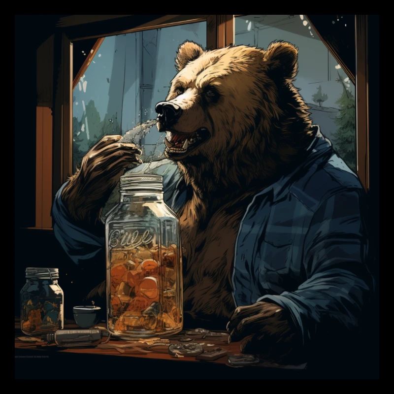 Lustighausen - Comic Style Bear