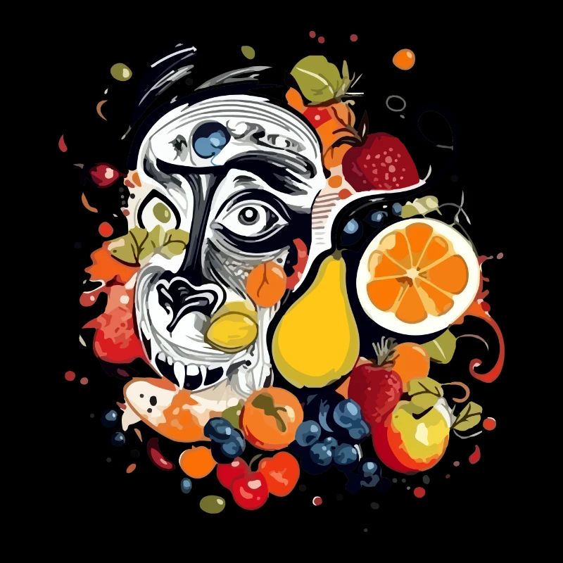 Koji, der Affe in der Frucht