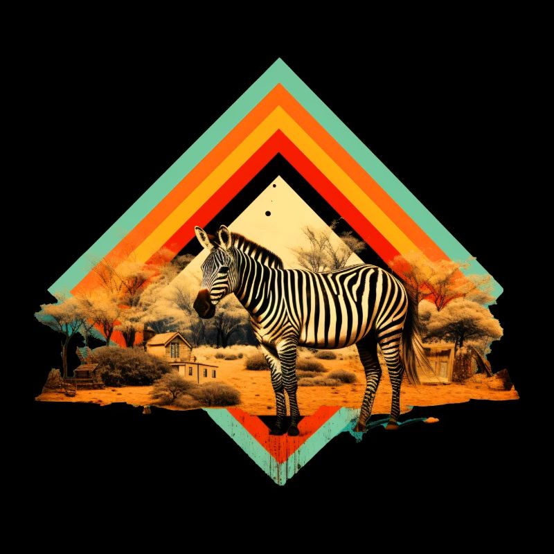 Zèbre dans la savane