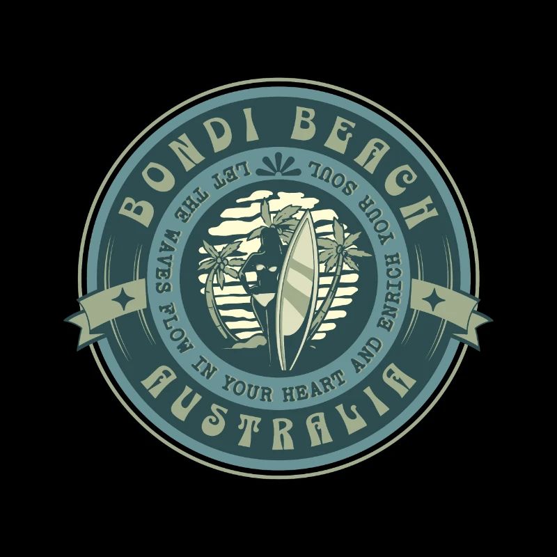 Bondi Beach Surfer Mädchen