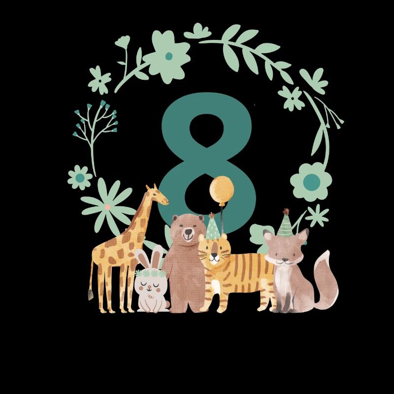 8-jähriges Jubiläum - achtes Jubiläum Tiere