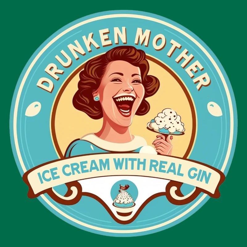Betrunkenes Mutter-Eis
