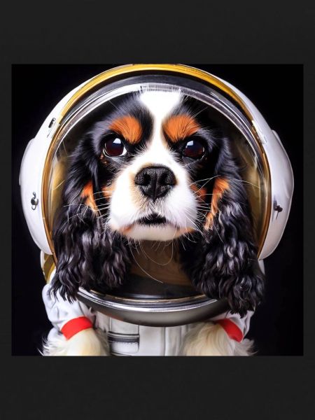 King Charles Cavalier Astronaut